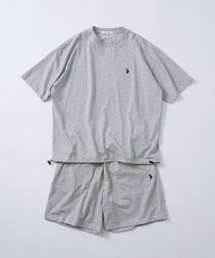 U.S. POLO ASSN. x PUBLUX one-point embroidery cool-to-the-touch Setup 短袖休閒套裝