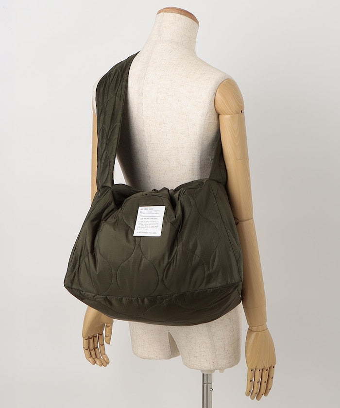 FREAK'S STORE Quilted Military Shoulder Bag 絎縫束口單肩包