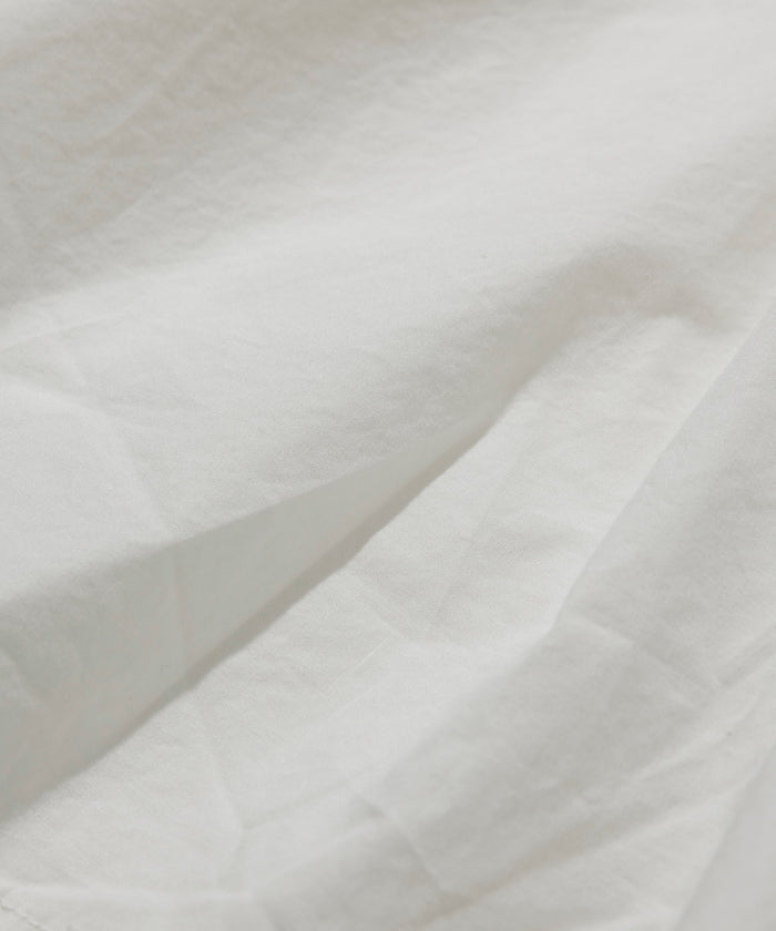 HINSON 限定 無領開襟拉鍊短袖襯衫