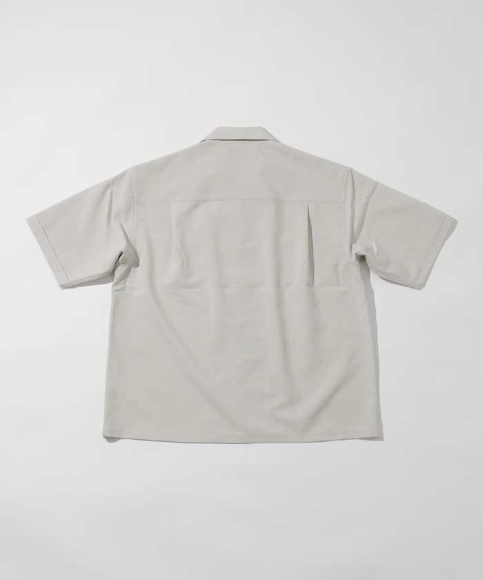 FREAK'S STORE Reflax Functional Fabric Relaxed Fit Open Collar Shirt 機能寬版短袖襯衫