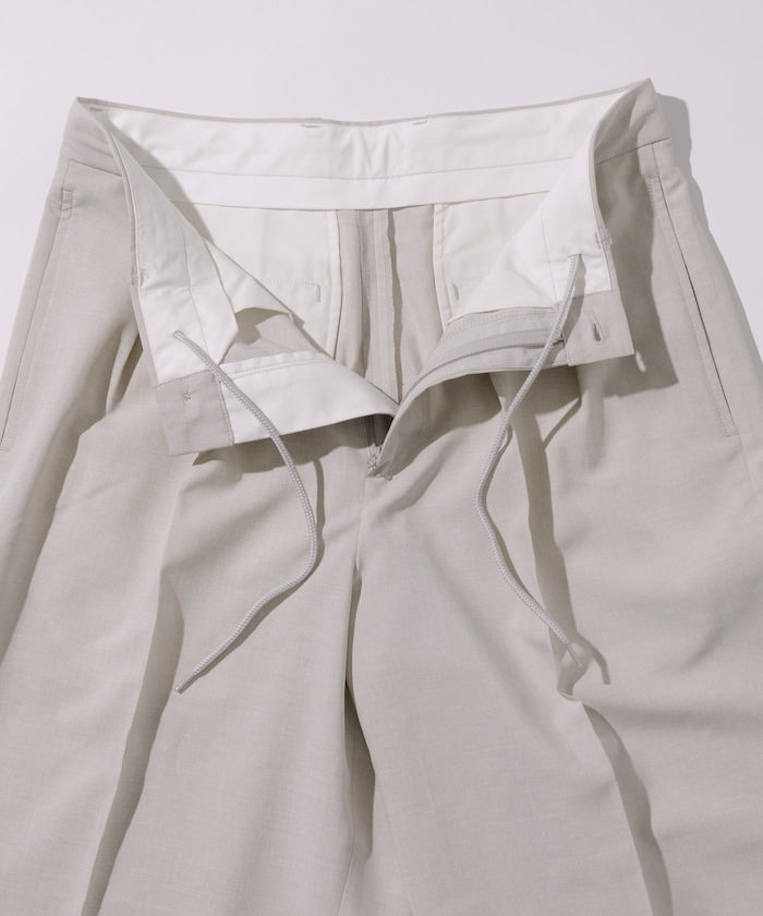 FREAK'S STORE Reflax Functional Material Wide Silhouette Easy Slacks Pants 寬版休閒西裝褲