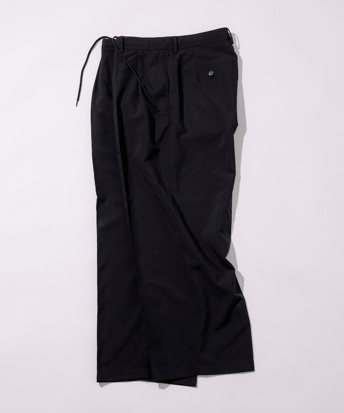 FREAK'S STORE Reflax Functional Material Wide Silhouette Easy Slacks Pants 寬版休閒西裝褲