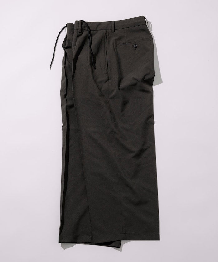 FREAK'S STORE Reflax Functional Material Wide Silhouette Easy Slacks Pants 寬版休閒西裝褲