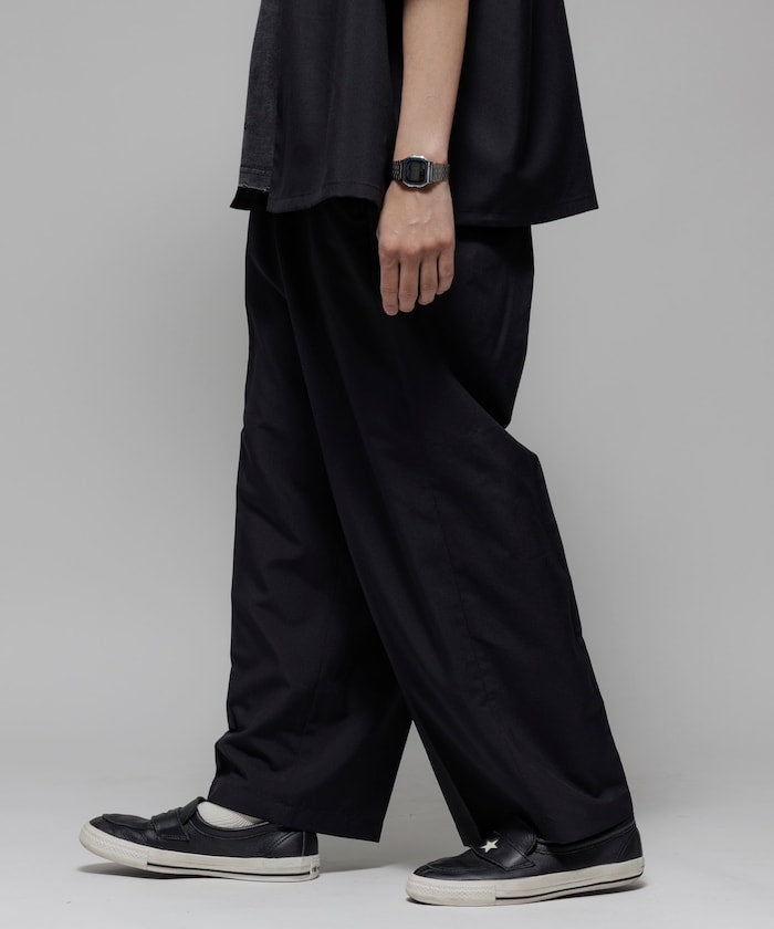 FREAK'S STORE Reflax Functional Material Wide Silhouette Easy Slacks Pants 寬版休閒西裝褲