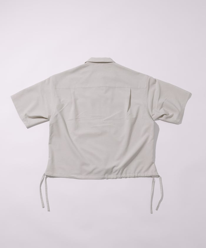 FREAK'S STORE Reflax Functional Fabric Relaxed Fit Half Zip Shirt 半拉鍊寬版襯衫短袖