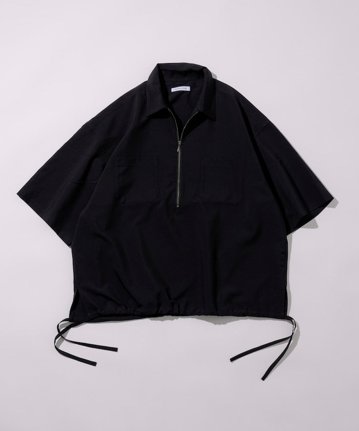 FREAK'S STORE Reflax Functional Fabric Relaxed Fit Half Zip Shirt 半拉鍊寬版襯衫短袖