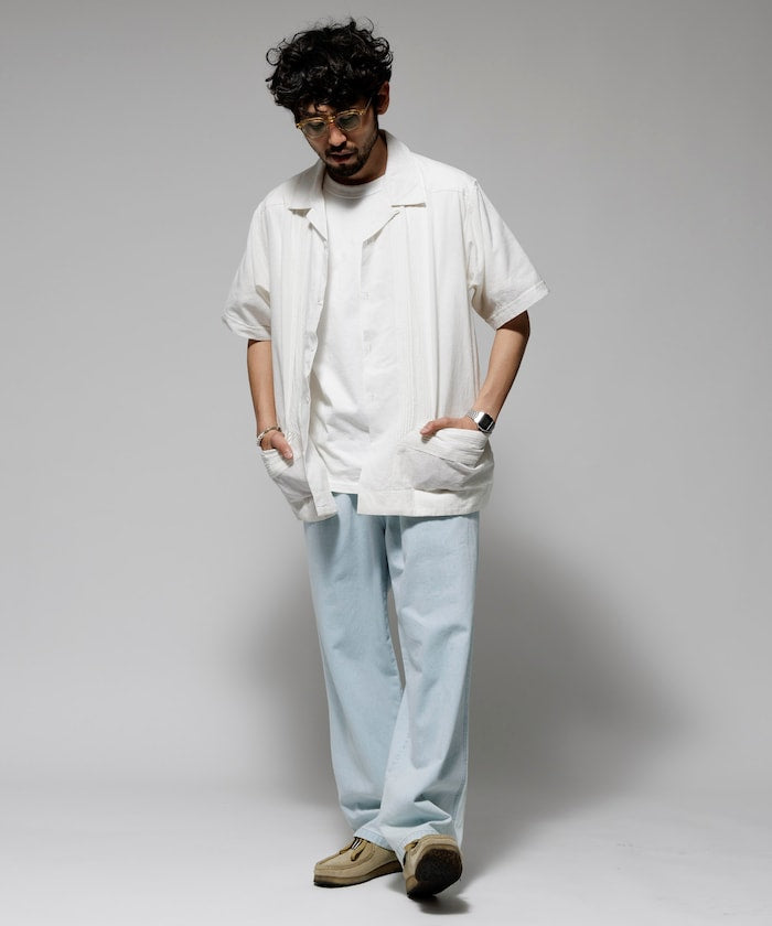 FREAK'S STORE Relaxed Fit Cuban Shirt Short Sleeve 短袖古巴襯衫