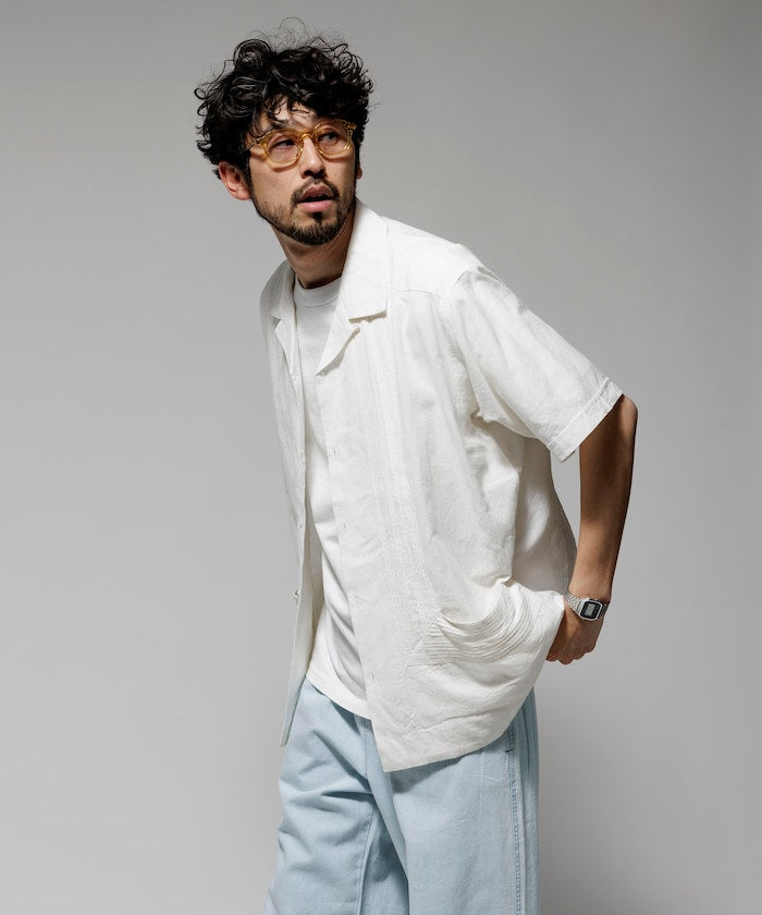 FREAK'S STORE Relaxed Fit Cuban Shirt Short Sleeve 短袖古巴襯衫