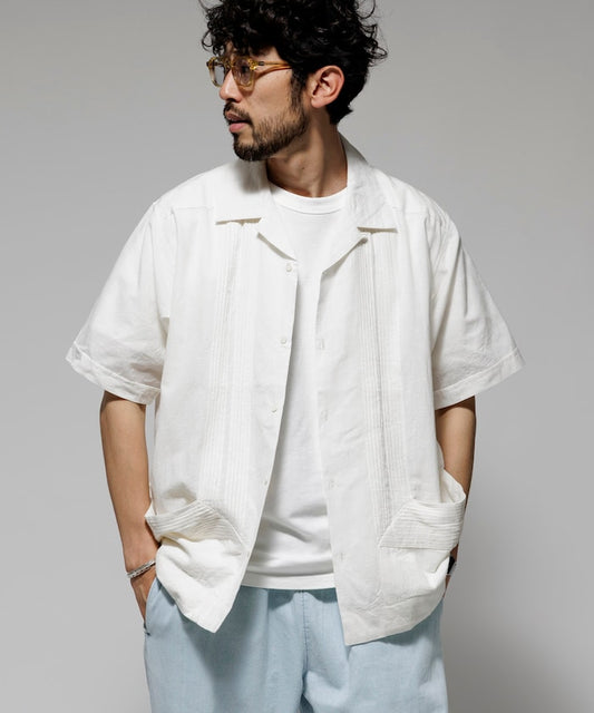 FREAK'S STORE Relaxed Fit Cuban Shirt Short Sleeve 短袖古巴襯衫