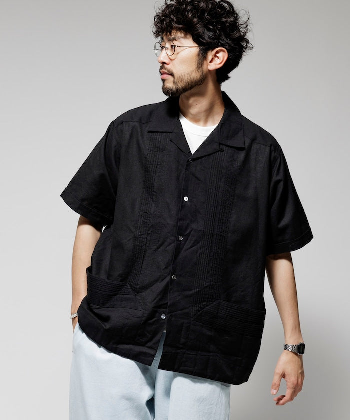 FREAK'S STORE Relaxed Fit Cuban Shirt Short Sleeve 短袖古巴襯衫