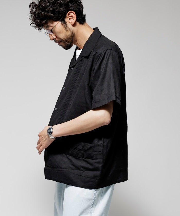 FREAK'S STORE Relaxed Fit Cuban Shirt Short Sleeve 短袖古巴襯衫