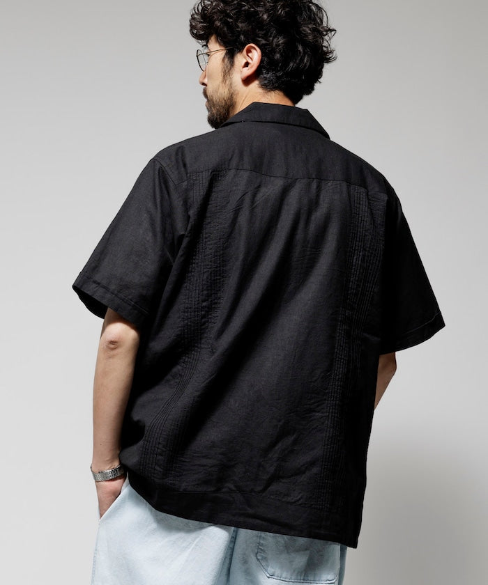 FREAK'S STORE Relaxed Fit Cuban Shirt Short Sleeve 短袖古巴襯衫