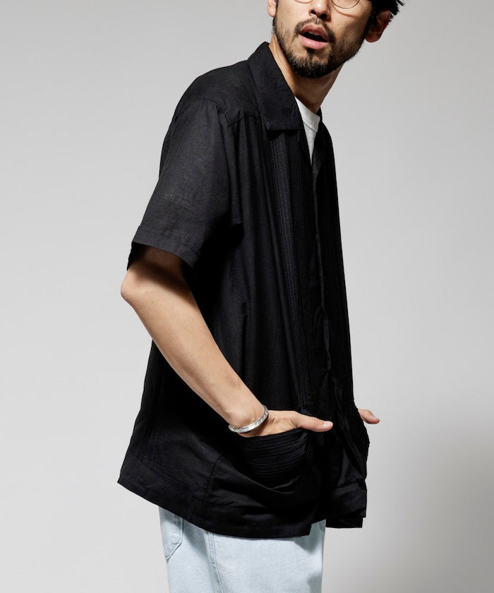 FREAK'S STORE Relaxed Fit Cuban Shirt Short Sleeve 短袖古巴襯衫