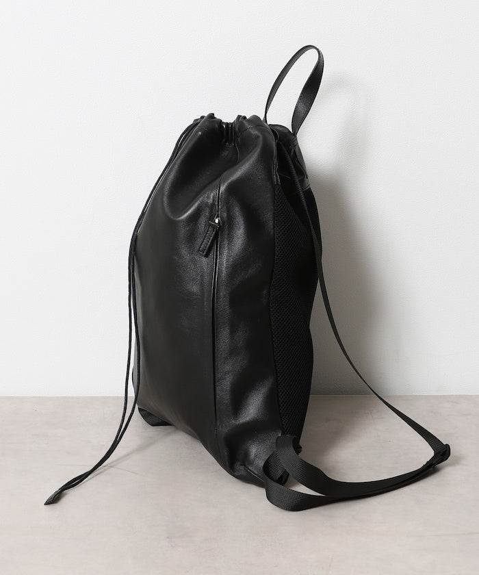 Firsthand Water-repellent leather knapsack 束口雙肩後背包