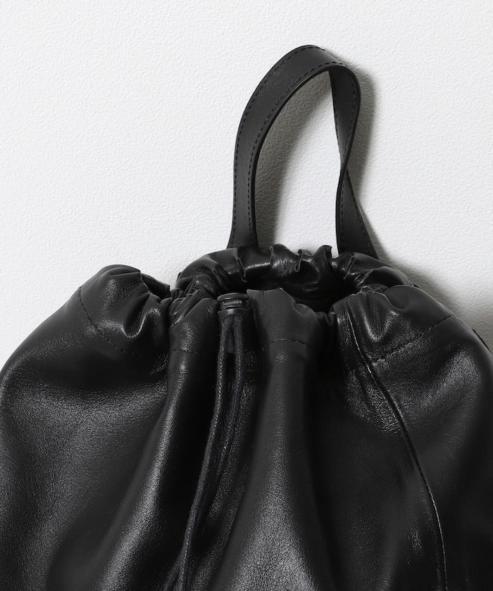 Firsthand Water-repellent leather knapsack 束口雙肩後背包