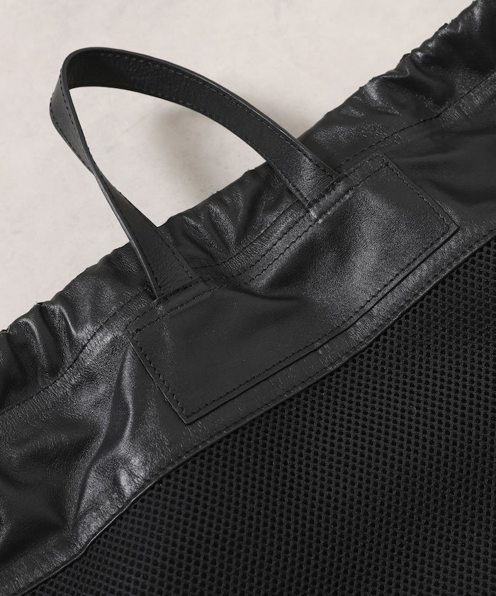 Firsthand Water-repellent leather knapsack 束口雙肩後背包