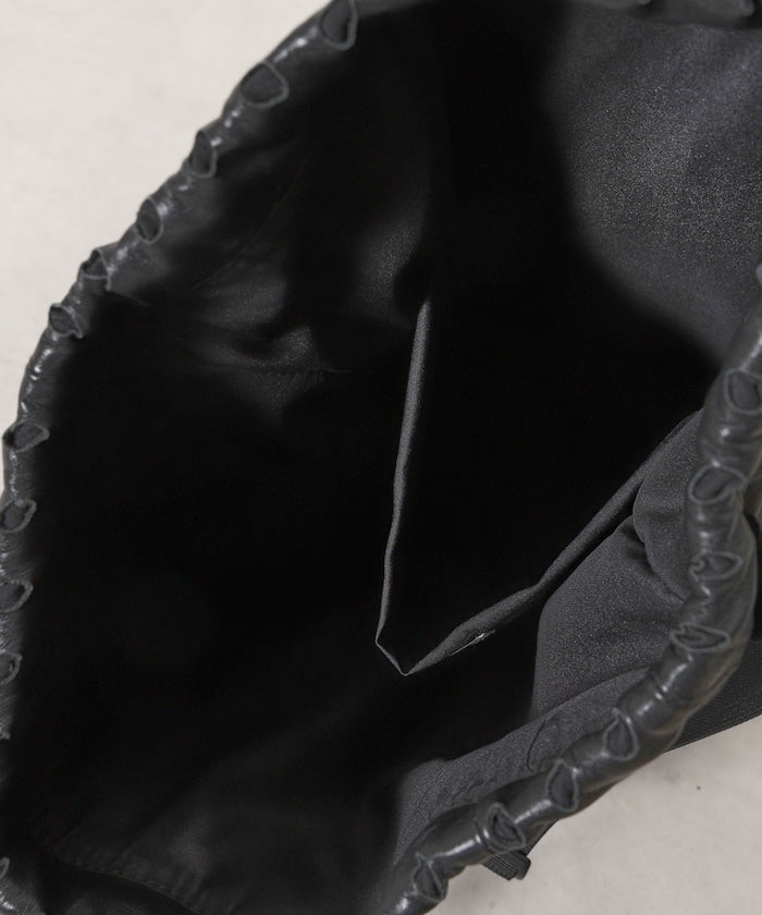 Firsthand Water-repellent leather knapsack 束口雙肩後背包