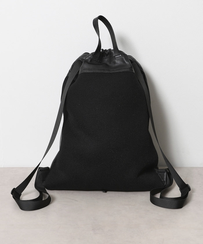 Firsthand Water-repellent leather knapsack 束口雙肩後背包