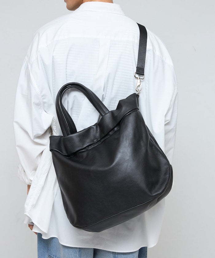 Firsthand leather 2WAY leather Tote Boston bag 波士頓托特包