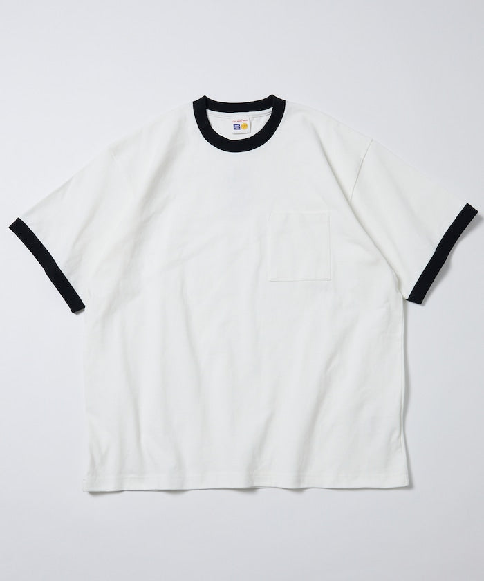 FREAK'S STORE 10.5 oz. HEAVY WEIGHT short sleeve crew neck pocket T-shirt 寬版口袋短袖T恤