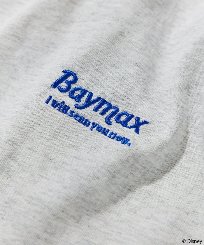 FREAK'S STORE x DISNEY Baymax special order big silhouette one-point embroidery back print crew neck T-shirt 印花短袖T恤