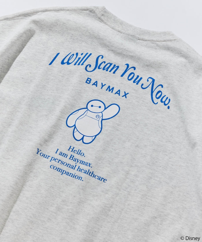 FREAK'S STORE x DISNEY Baymax special order big silhouette one-point embroidery back print crew neck T-shirt 印花短袖T恤