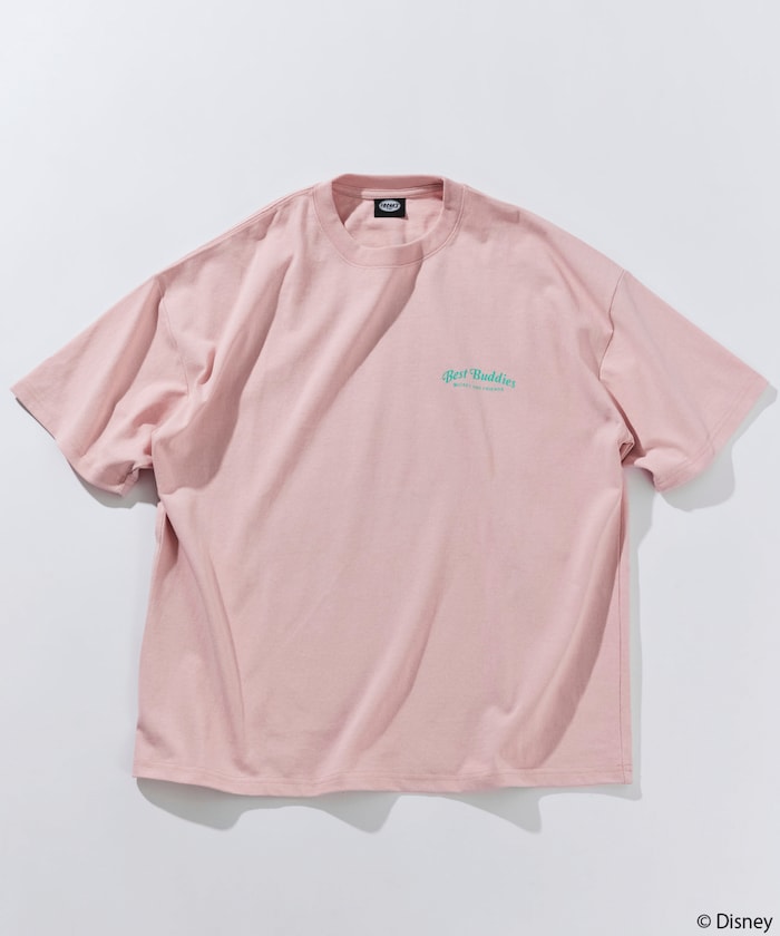 FREAK'S STORE x DISNEY Mickey Mouse big silhouette back print T-shirt / Buddies Car 印花短袖T恤