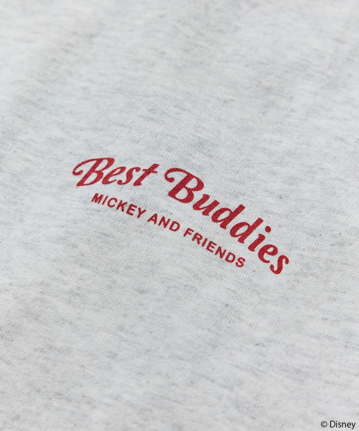 FREAK'S STORE x DISNEY Mickey Mouse big silhouette back print T-shirt / Buddies Car 印花短袖T恤