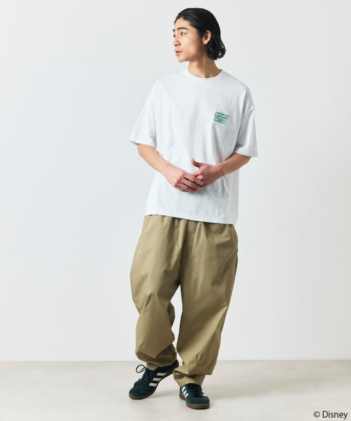 FREAK'S STORE x Disney Mickey Mouse Big Silhouette Back Print T-Shirt / Life Goes Laughter 印花短袖T恤