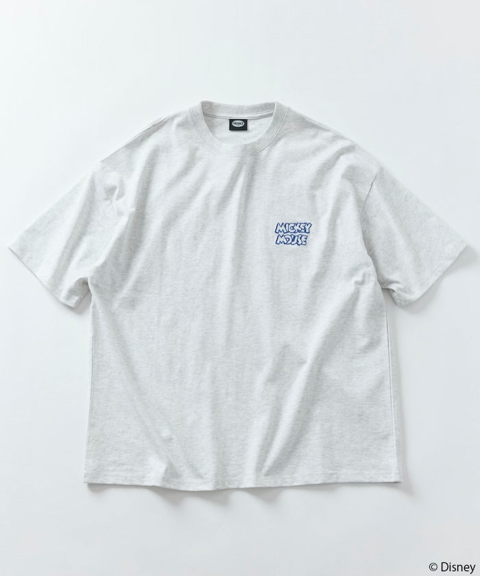 FREAK'S STORE x Disney Mickey Mouse Big Silhouette Back Print T-Shirt / Life Goes Laughter 印花短袖T恤