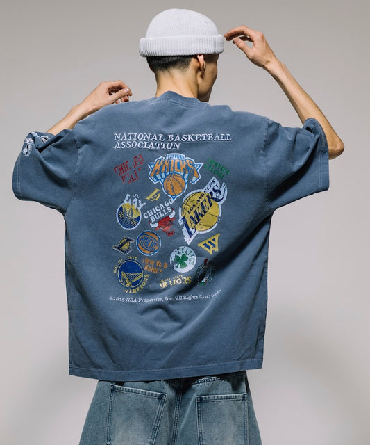 FREAK'S STORE NBA special edition random team back logo T-shirt 特別版球隊標誌短袖T恤