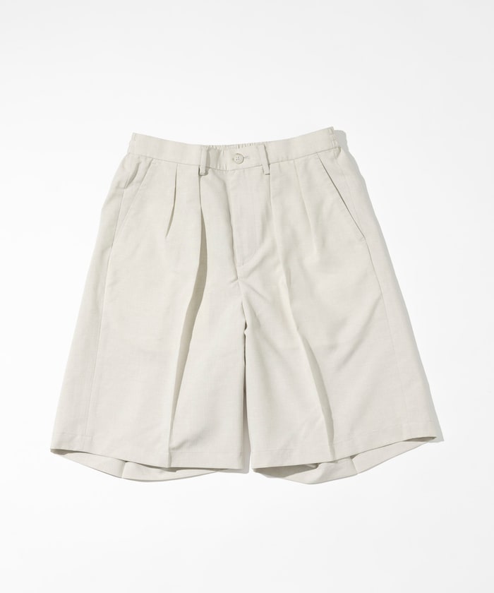 FREAK'S STORE Reflax functional material wide silhouette easy Pants 彈性寬版休閑短褲