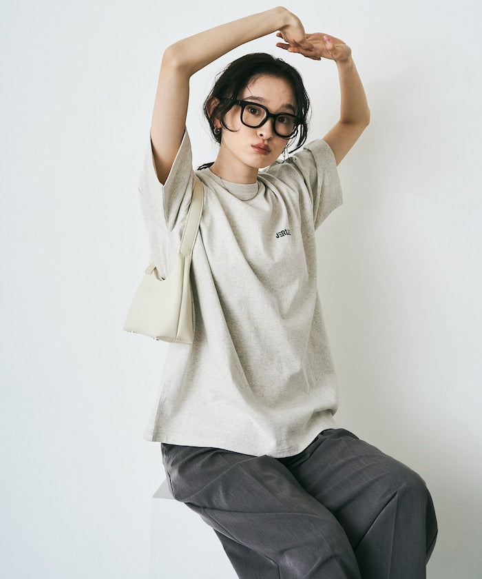 JERAZEES one point design Short sleeve T-shirt 刺繡LOGO短袖T恤