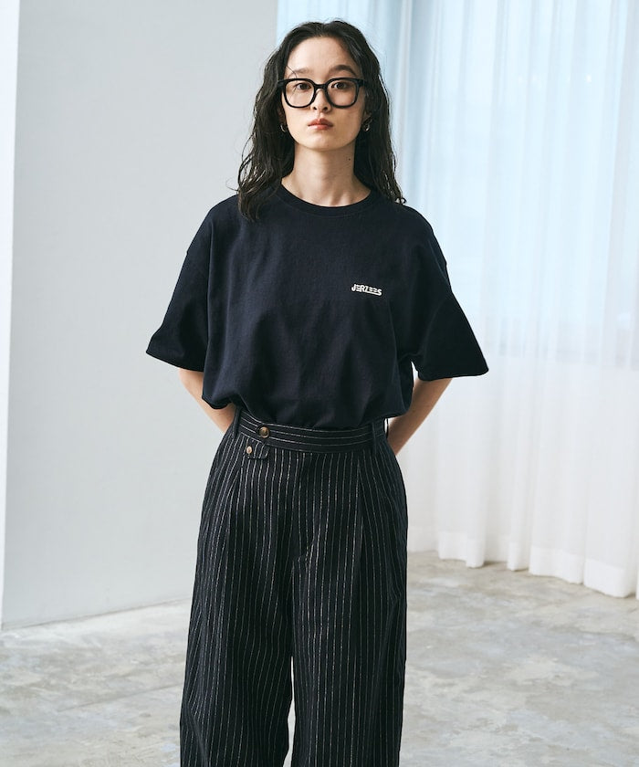 JERAZEES one point design Short sleeve T-shirt 刺繡LOGO短袖T恤