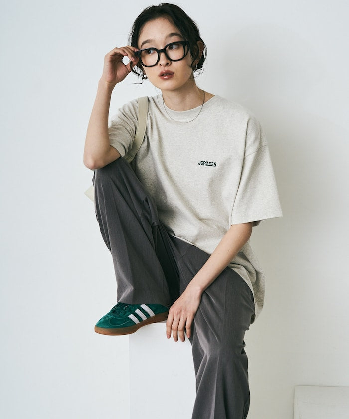 JERAZEES one point design Short sleeve T-shirt 刺繡LOGO短袖T恤
