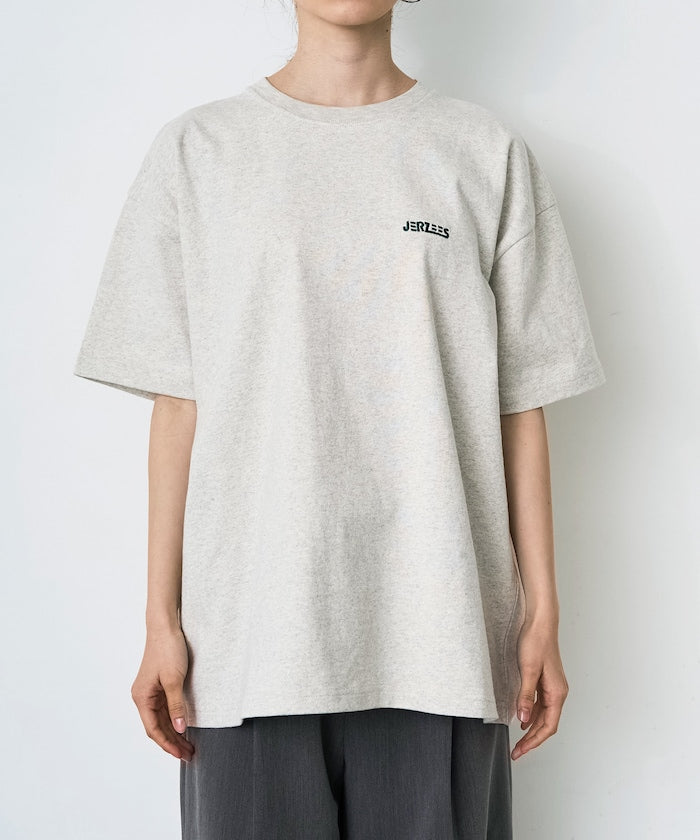 JERAZEES one point design Short sleeve T-shirt 刺繡LOGO短袖T恤