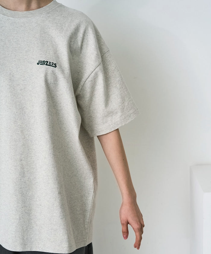JERAZEES one point design Short sleeve T-shirt 刺繡LOGO短袖T恤