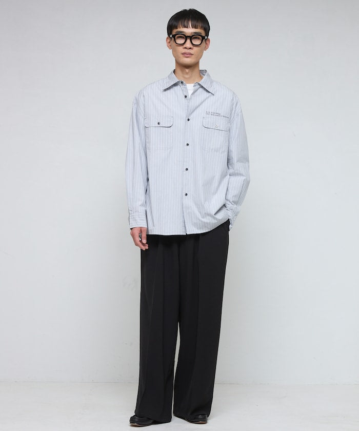 Firsthand Wide straight Slacks 寬版打褶休閒褲