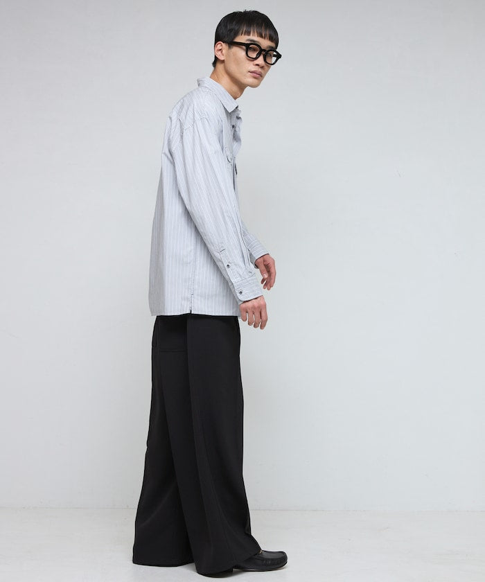 Firsthand Wide straight Slacks 寬版打褶休閒褲