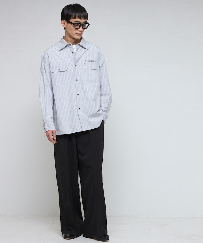 Firsthand Wide straight Slacks 寬版打褶休閒褲