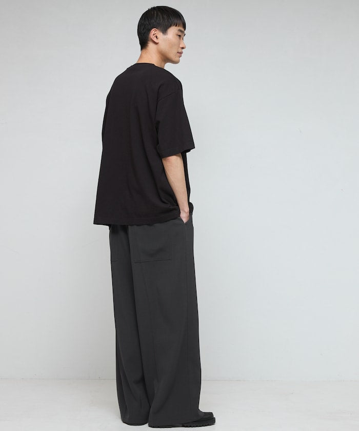 Firsthand Wide straight Slacks 寬版打褶休閒褲