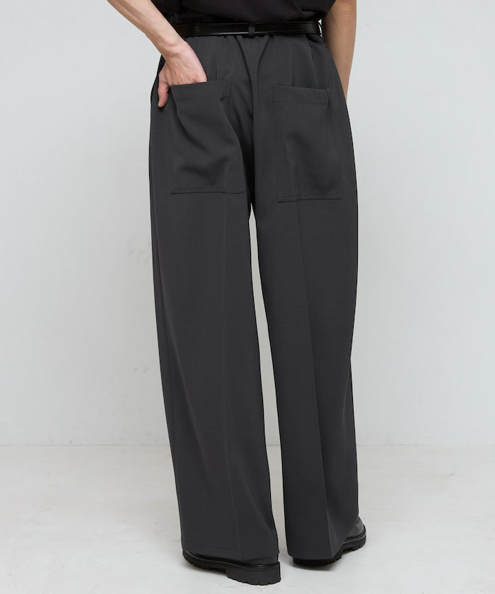 Firsthand Wide straight Slacks 寬版打褶休閒褲
