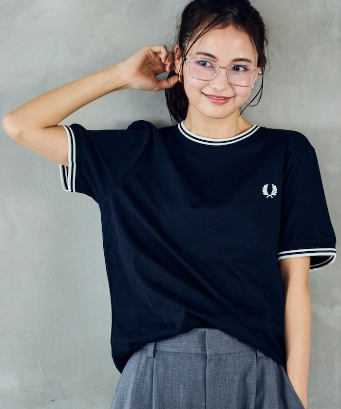 FRED PERRY Twin Tipped T-Shirt / M1588 簡約刺繡短袖T恤