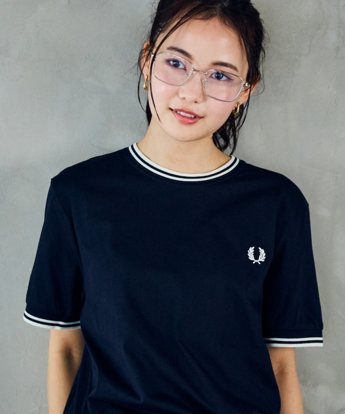 FRED PERRY Twin Tipped T-Shirt / M1588 簡約刺繡短袖T恤