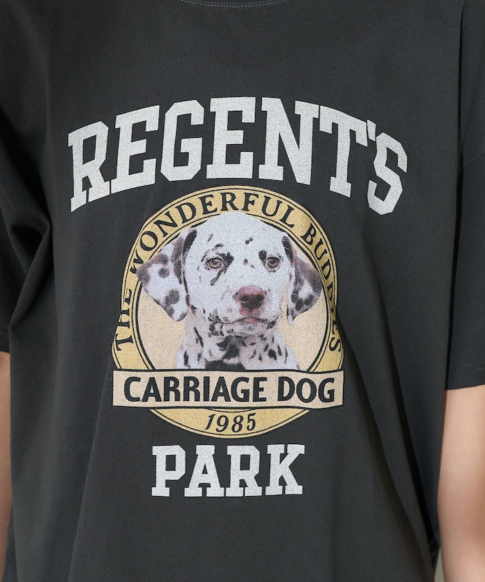 FREAK'S STORE Dog College T-shirt 復古狗夠圖案短袖T恤