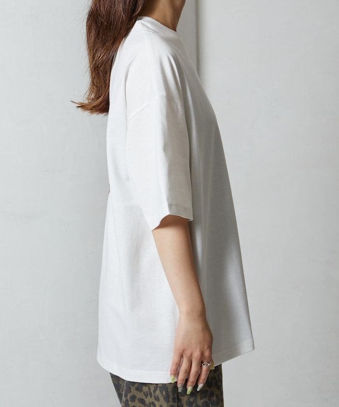 FREAK'S STORE x The Little BAKERY Tokyo logo embroidered Short sleeve T-shirt 印花刺繡短袖T恤
