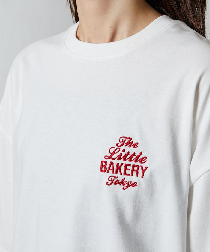 FREAK'S STORE x The Little BAKERY Tokyo logo embroidered Short sleeve T-shirt 印花刺繡短袖T恤