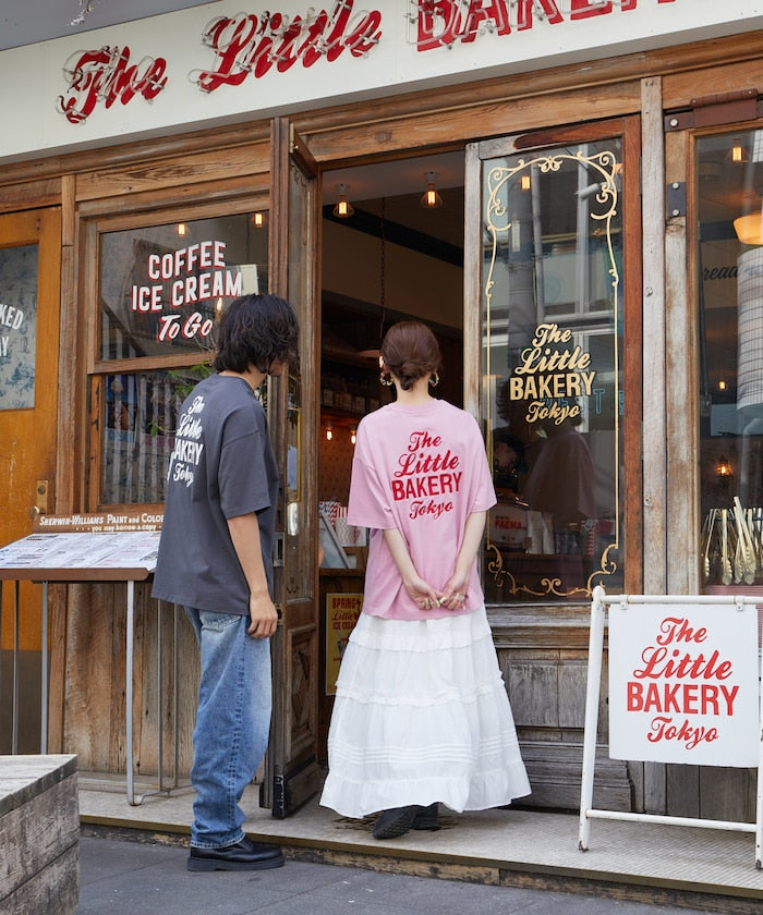 FREAK'S STORE x The Little BAKERY Tokyo logo embroidered Short sleeve T-shirt 印花刺繡短袖T恤