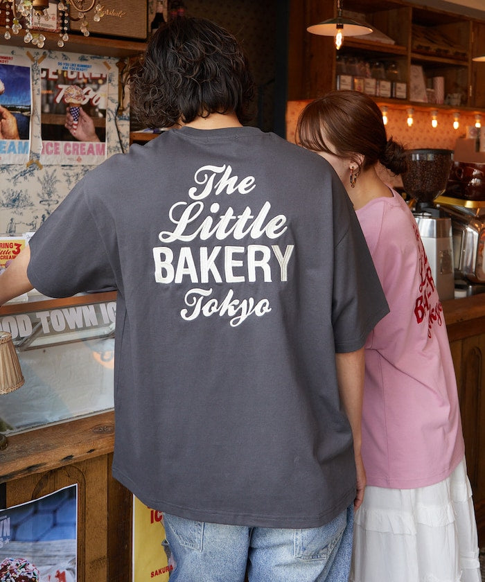 FREAK'S STORE x The Little BAKERY Tokyo logo embroidered Short sleeve T-shirt 印花刺繡短袖T恤