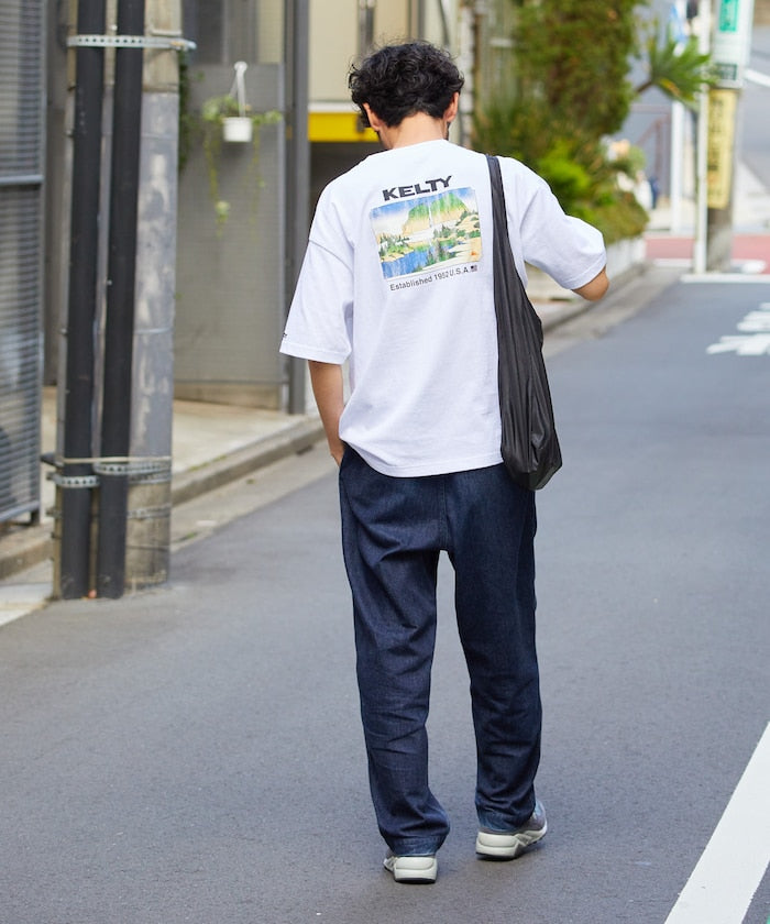 KELTY × FREAK'S STORE 聯名限定款 Japanese art back print 印花短袖T恤